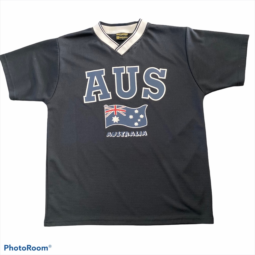 Hoxley Australia Medium Blue Short Sleeve Shirt